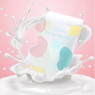 Sacchetti per la conservazione del latte materno usa e getta da 250 ml per il bambino